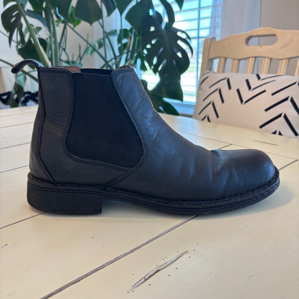 B.O.C. BORN Concept Men’s Leather Chelsea Boot Size 10/42 Black - Picture 4 of 13